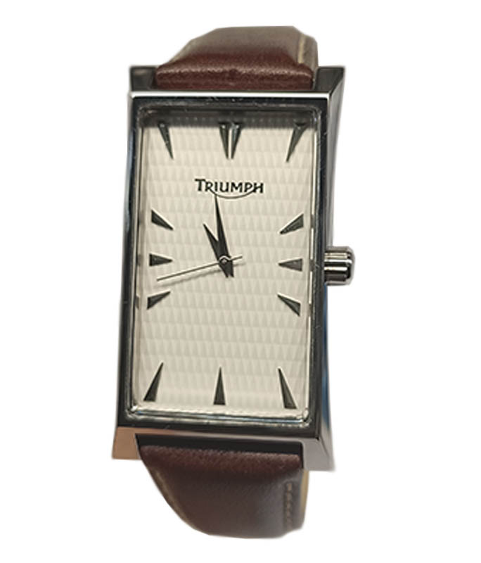 Ρολόι Χειρός TRIUMPH TRIUMPH 3012-02 Brown Leather Strap TRIUMPH